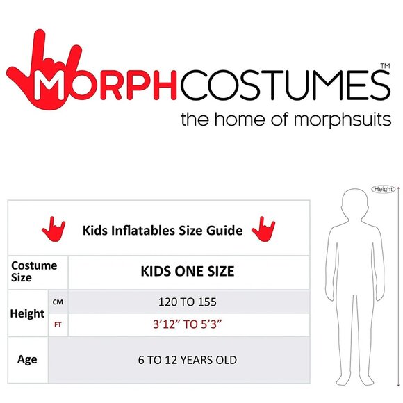 MorphCostumes Inflatable Alien Pick Me Up Costume - Fits kids 3'11 - 5'3 - Picture 3 of 6